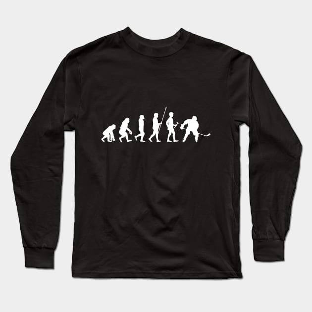 Hockey Evolution Stage T-Shirt Nice Gift for Hockey Fans Long Sleeve T-Shirt by geekandgamerstore